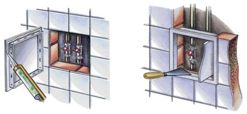 Montáž revizních dvířek Eleman