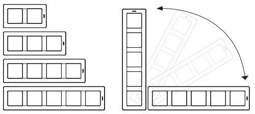 Vícenásobný rámeček Valena Life pro vodorovnou a svislou montáž