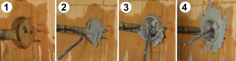 Instalace přístrojové elektroinstalační krabice Kopos KP 68_KA pod omítku