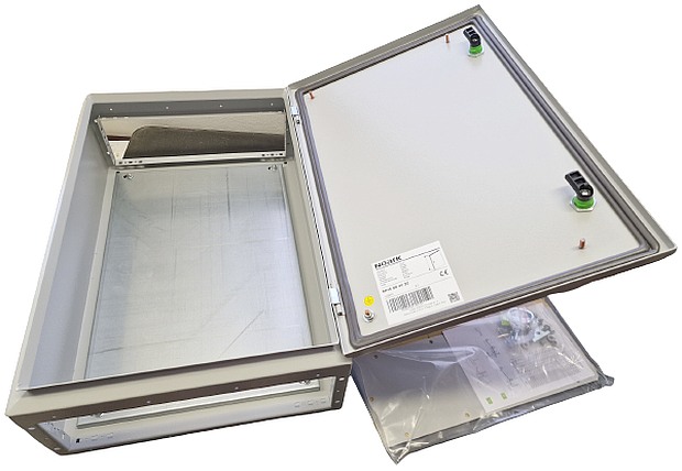 Noark 110570 IP66 oceloplechové rozvodnice MHS 60 40 20, rozměry 600x400x200 mm
