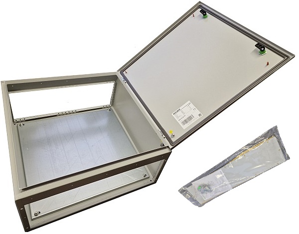 Noark 110574 IP66 oceloplechové rozvodnice MHS 60 60 30, rozměry 600x600x300 mm