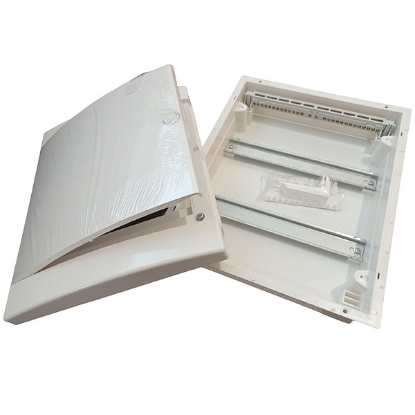 Noark 101520 PNF 24W Plastová rozvodnice, bílé dveře, montáž pod omítku, IP40, 2 řady, 2x12 modulů