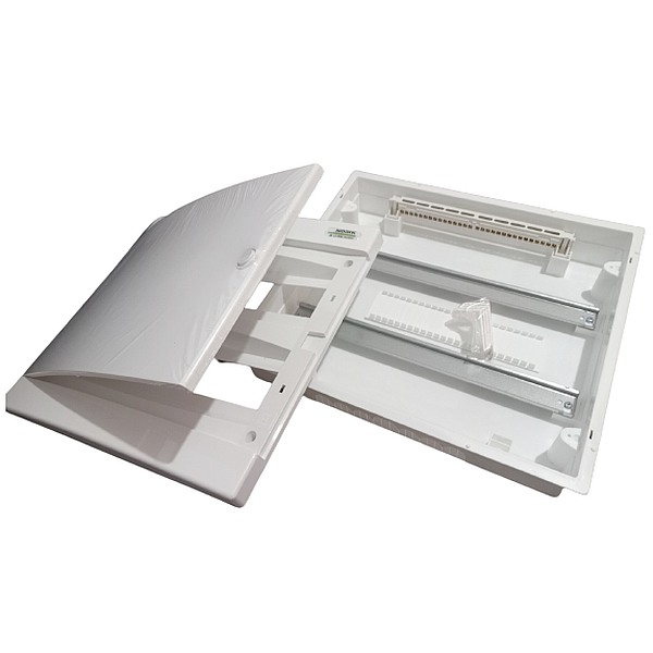 Noark 101521 PNF 2x18W Plastová rozvodnice, bílé dveře, montáž pod omítku, IP40, 2 řady, 2x18 modulů