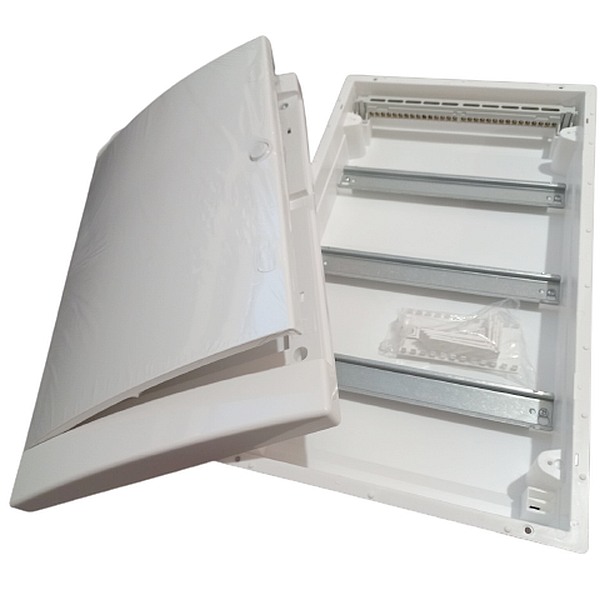 Noark 101522 PNF 36W Plastová rozvodnice, bílé dveře, montáž pod omítku, IP40, 3 řady, 3x12 modulů