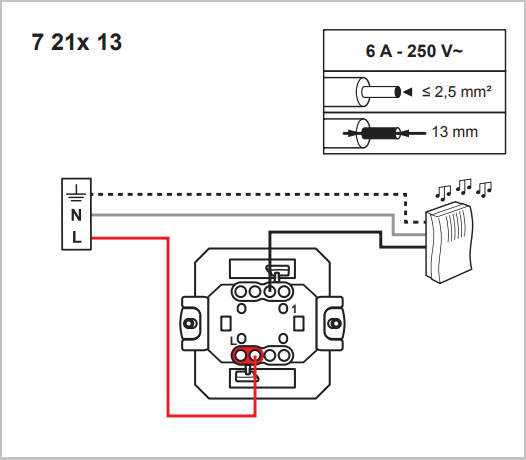 Zapojení LEGRAND 721413