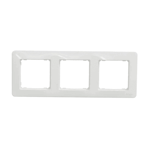 SCHNEIDER SDD311803 SEDNA Rámeček trojnásobný, bílá