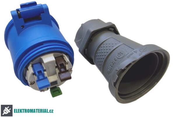 Spojovací zásuvka TP Electric 3024-304-0901 s rychlým připojením Quick connect