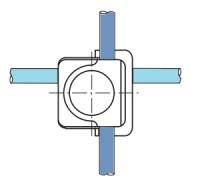 Univerzální svorka TREMIS V001 - Křížové spojení