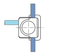 Univerzální svorka TREMIS V001 - Spojení ve tvaru „T“