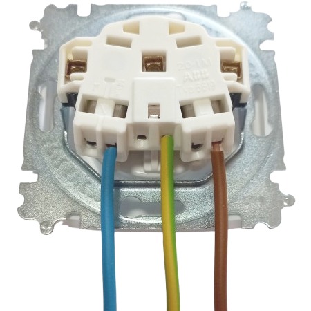 Zapojení zásuvky ABB Tango 5519A-A02357