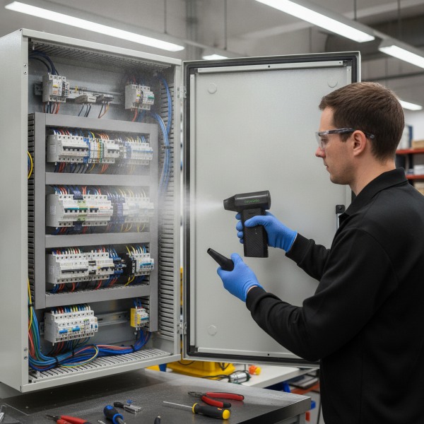 Tracon AIRFAN1 Akumulátorový ventilátor pro čištění rozvaděčů