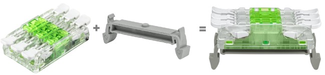 Tracon RVOGTT33 Bezšroubová krabicová svorka 0,5-4(2,5)mm2, 32A, 400VAC 3P