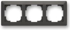 ABB 3901T-A00030 237 ZONI Rámeček trojnásobný, pro vodorovnou i svislou montáž matně černá