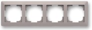 ABB 3901T-A00040 244 ZONI Rámeček čtyřnásobný, pro vodorovnou i svislou montáž greige