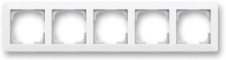ABB 3901T-A00050 240 ZONI Rámeček pětinásobný, pro vodorovnou i svislou montáž matně bílá