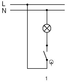 Vypínač Swing ABB 3557G-A01940 S1 jednopólový č.1, IP 44 s krytem s drápky světle šedý