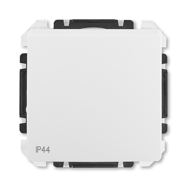 Vypínač Swing ABB 3557G-A07940 B1 křížový č.7, IP 44 s krytem s drápky bílý