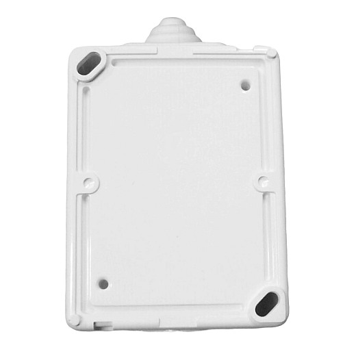 Venkovní vypínač č.6 schodišťový na zeď ABB 3553-06929 B, IP44, bílý