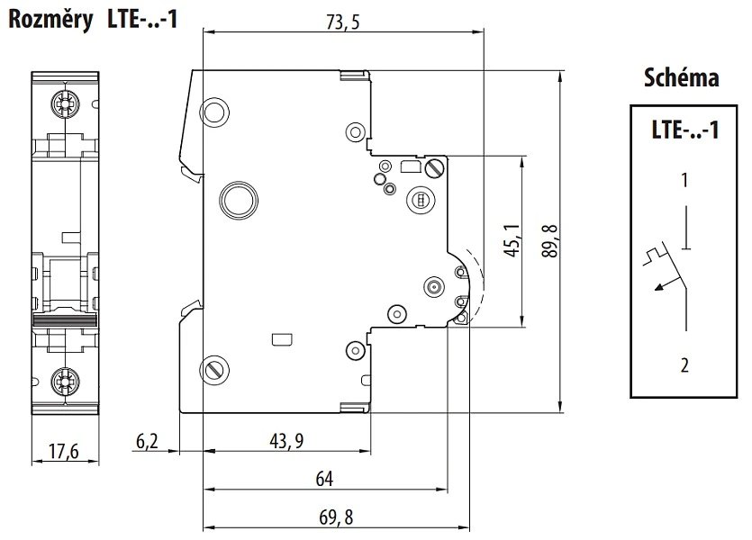 Třífázový jistič OEZ 41770 LTN-10B-3 10kA