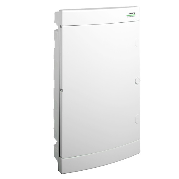 Noark 101522 PNF 36W Plastová rozvodnice, bílé dveře, montáž pod omítku, IP40, 3 řady, 3x12 modulů