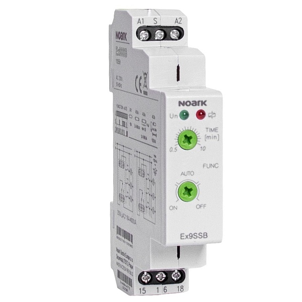 Noark 110558 Ex9SSB 230V Instalační schodišťový spínač, základní funkce, 230V