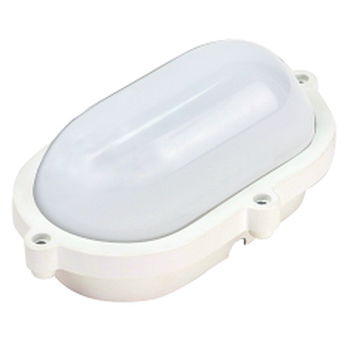 Tracon LHIPO8W Průmyslové prachotěsné LED svítidlooválné 230 VAC, 50 Hz, 8 W, 710 lm, 4000 K, IP65, EEI=F