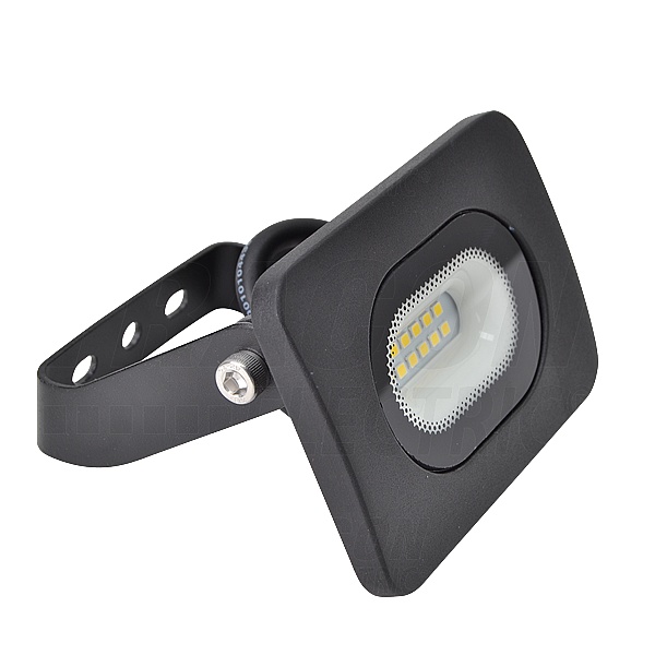 Tracon RSMDL10 SMD reflektor, černý 220-240V AC, 10W, 4000K, IP65, 800lm, EEI=G