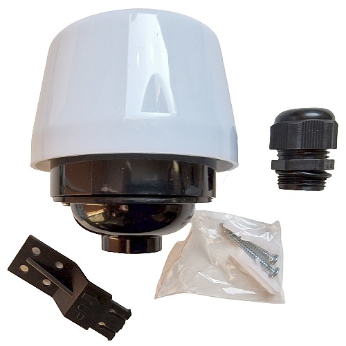 Tracon ALK-OUT Soumrakový spínač 10A/230V, 50 Hz, 5-50lux, IP44