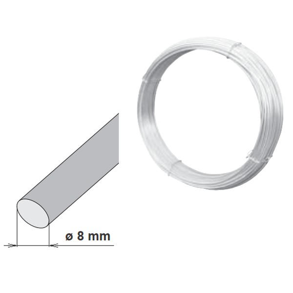 TREMIS Drát 8 ( FeZn ) drát Ř 8 mm (0,40 kg/m) *Z205 balení 50 kg