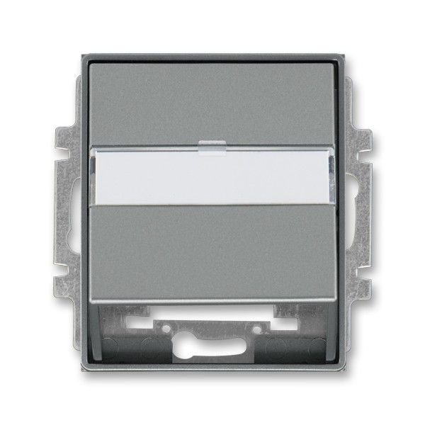 ABB 5014E-A00100 36, TIME Kryt zásuvky komun., ocelová