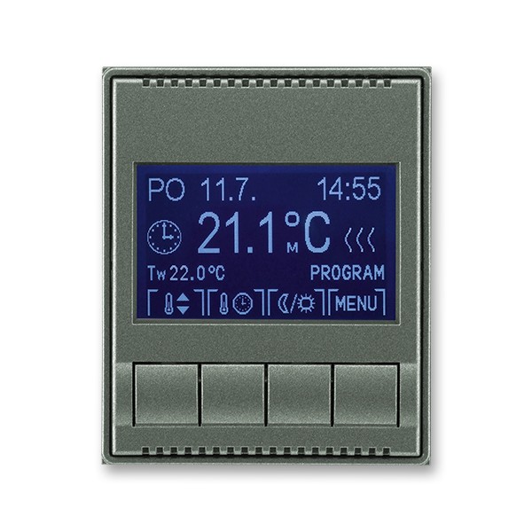 ABB 3292E-A10301 34, TIME Termostat univerzální programovatelný, antracitová
