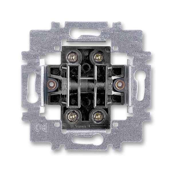 ABB 3558-A87340 Přístroj ovládače zapínacího dvojitého, řazení č.1/0+1/0