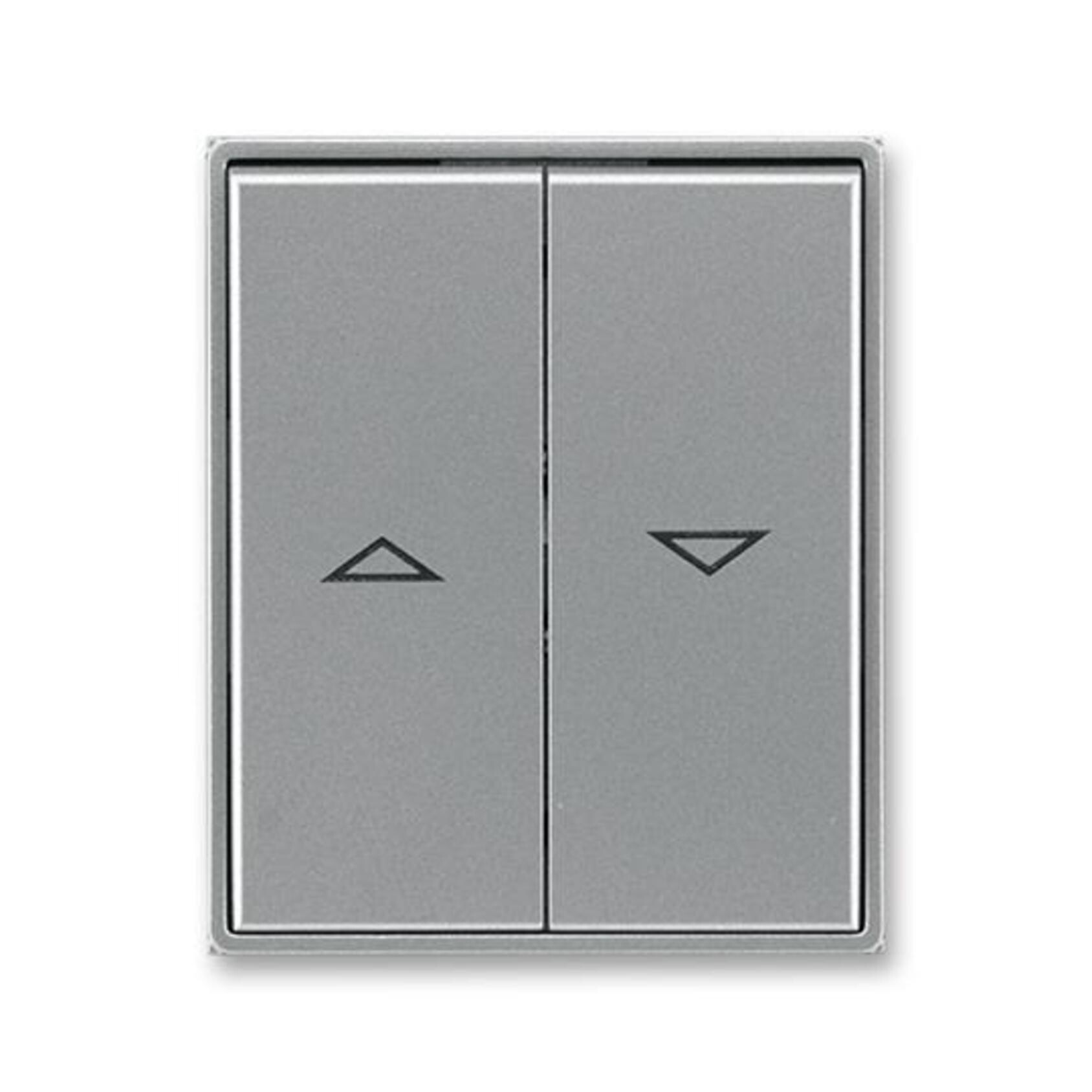 ABB 3558E-A00662 36, TIME Kryt spínače žal., dělený, s pot., ocelová