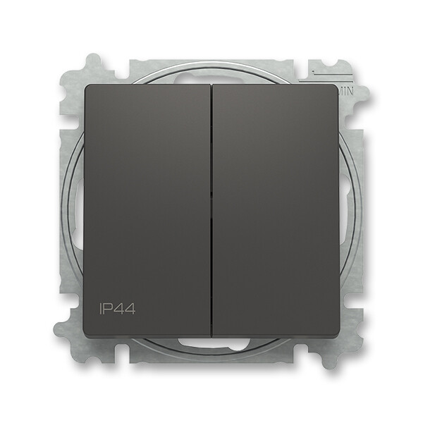 ABB 3559T-A05940 237 ZONI Přepínač sériový, s krytem, řazení 5, IP44 matná černá