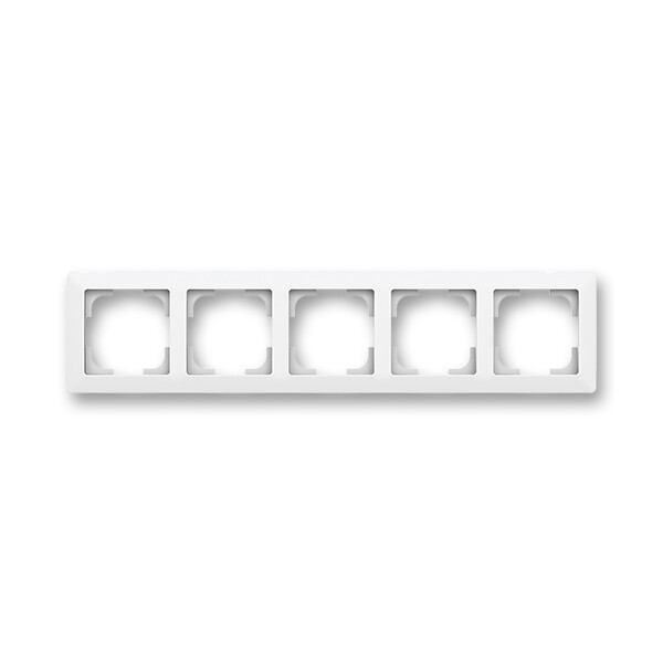 ABB 3901T-A00050 240 ZONI Rámeček pětinásobný, pro vodorovnou i svislou montáž matná bílá