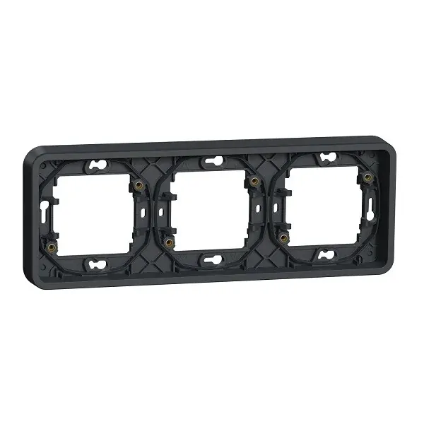 SCHNEIDER MUR34109 MUREVA Rámeček 3 násobný horizontální IP55, Antracit
