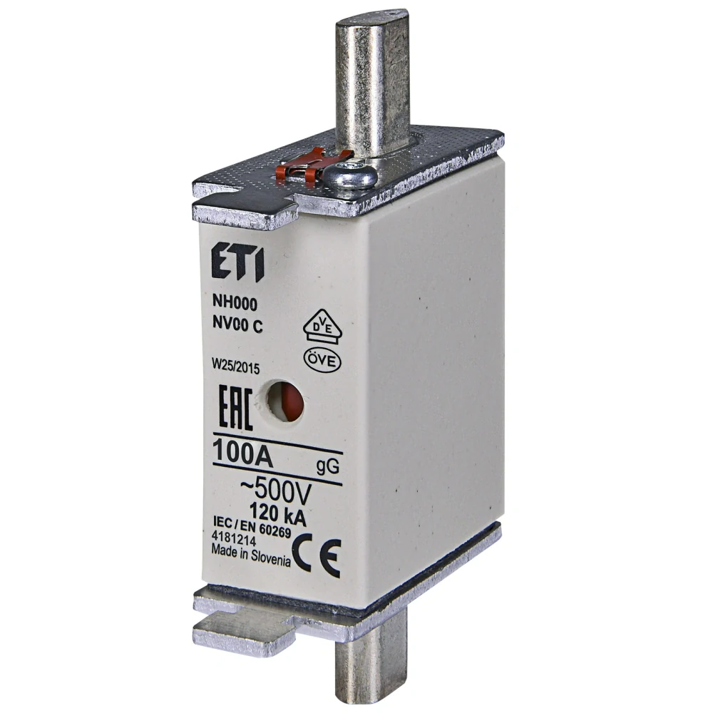 ETI 004181215 Pojistka nožová NV 00 C KOMBI 500V 125A gL-gG