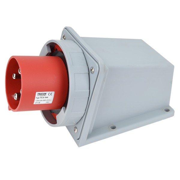 Tracon TICS-544 Nástěnná průmyslová přívodka 125A, 400V, 3P+E, 6h, IP67
