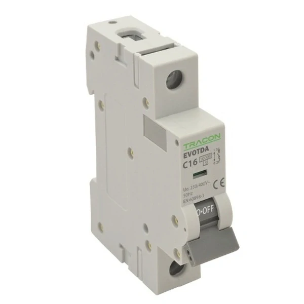 Tracon TDA-1B-10 Jistič, 1P, charakteristika B, 10A, B, 1P, 10kA