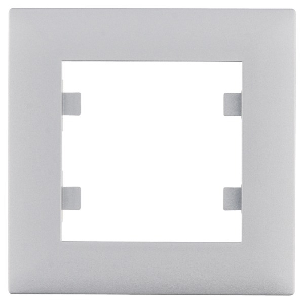 HAGER WL5512 Lumina intense Rámeček 1-násobný, stříbrná mat