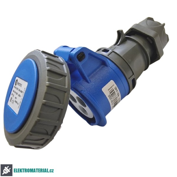 TP Electric 3021-304-0900 Spojovací zásuvka, Quick connect 3x16A / IP67