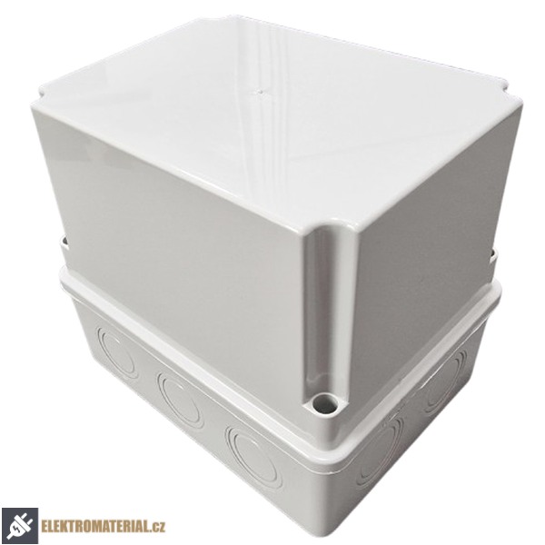 Tracon MD151114 Montážní krabice vysoká, šedá, neprůhledné víko 150×110×140mm, IP55