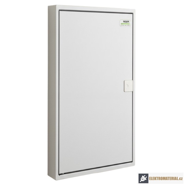 Noark 113284 PNS-SD 36 Plastová rozvodnice, bílá dvířka, montáž na omítku, IP40, 3 řady, 3x12 modulů