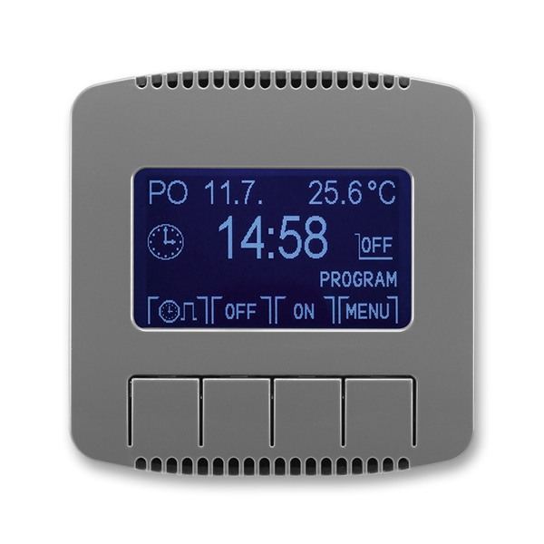ABB Tango spínací hodiny programovatelné kouřově šedé 3292A-A20301 S2