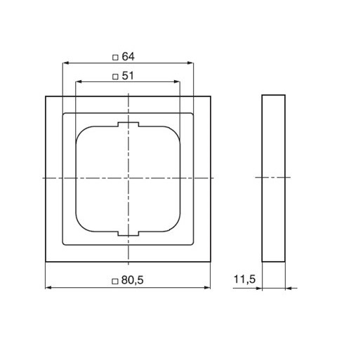 ABB 2CKA001754A4235 Future Rámeček jednonásobný, studio bílá
