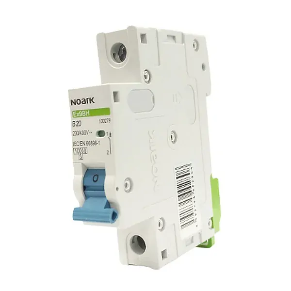 Noark 100279 Ex9BH 1P B20 Instalační jistič 10 kA, charakteristika B, 20 A, 1pól
