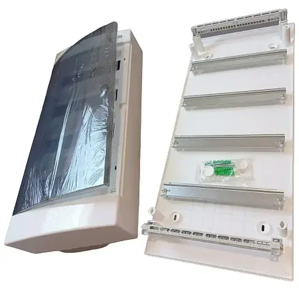 Noark 101503 PNS 48T Plastová rozvodnice, průhledné dveře, montáž na omítku, IP40, 4 řady, 4x12 modulů