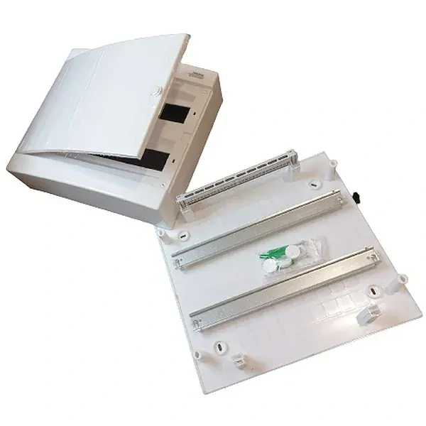 Noark 113430 PNS2 E 2x18W Plastová rozvodnice, bílé dveře, montáž na omítku, IP40, 2 řady, 2x18 modulů