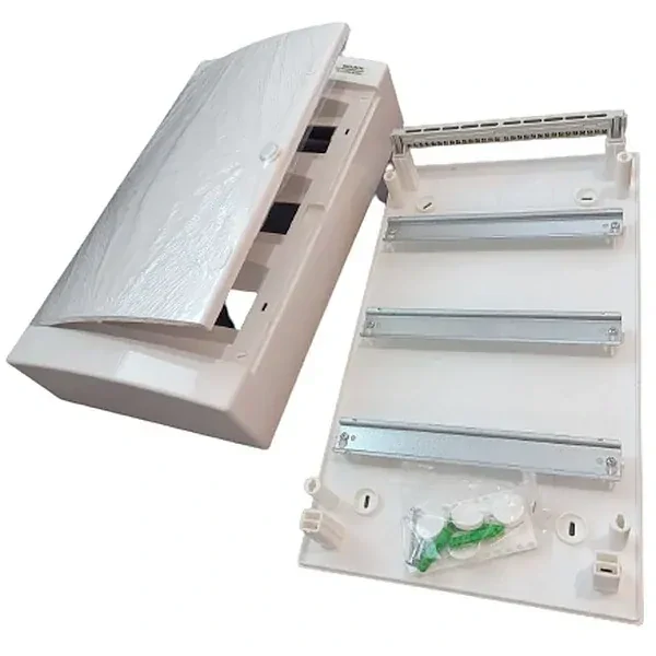 Noark 101509 PNS 36W Plastová rozvodnice, bílé dveře, montáž na omítku, IP40, 3 řady, 3x12 modulů