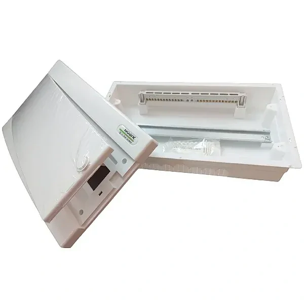 Noark 101519 PNF 18W Plastová rozvodnice, bílé dveře, montáž pod omítku, IP40, 1 řada, 18 modulů